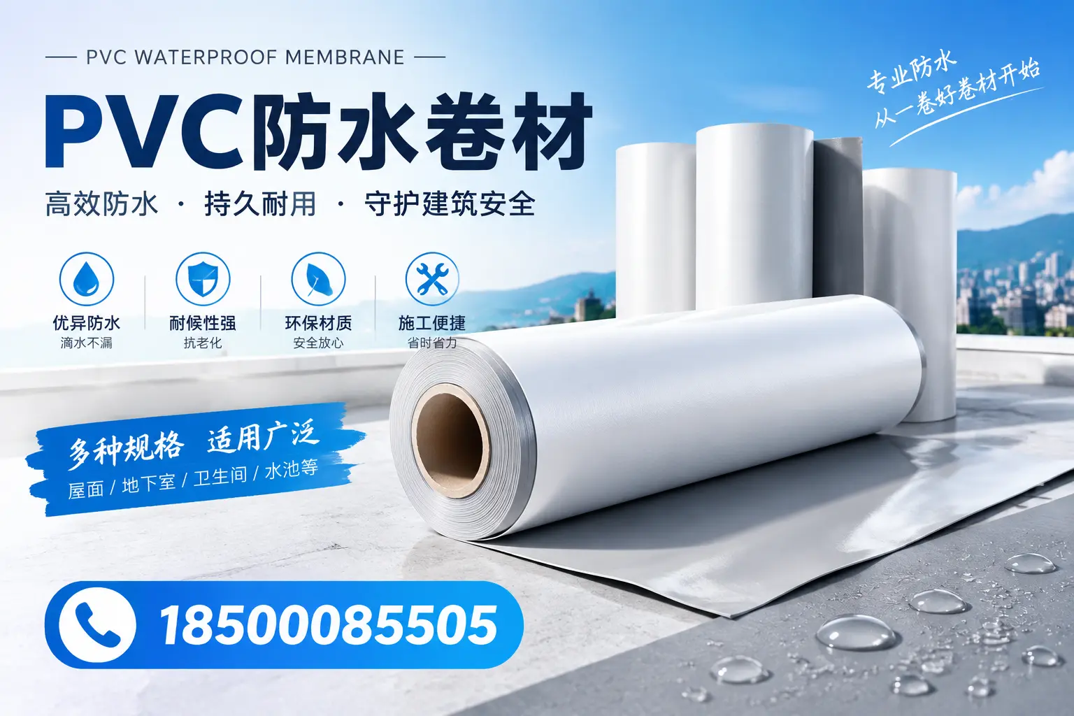 如何选择适合的PVC防水卷材？专家为您解答滨州的需求